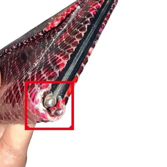 Lodis Snakeskin Pattern Wallet - Picture 7 of 9